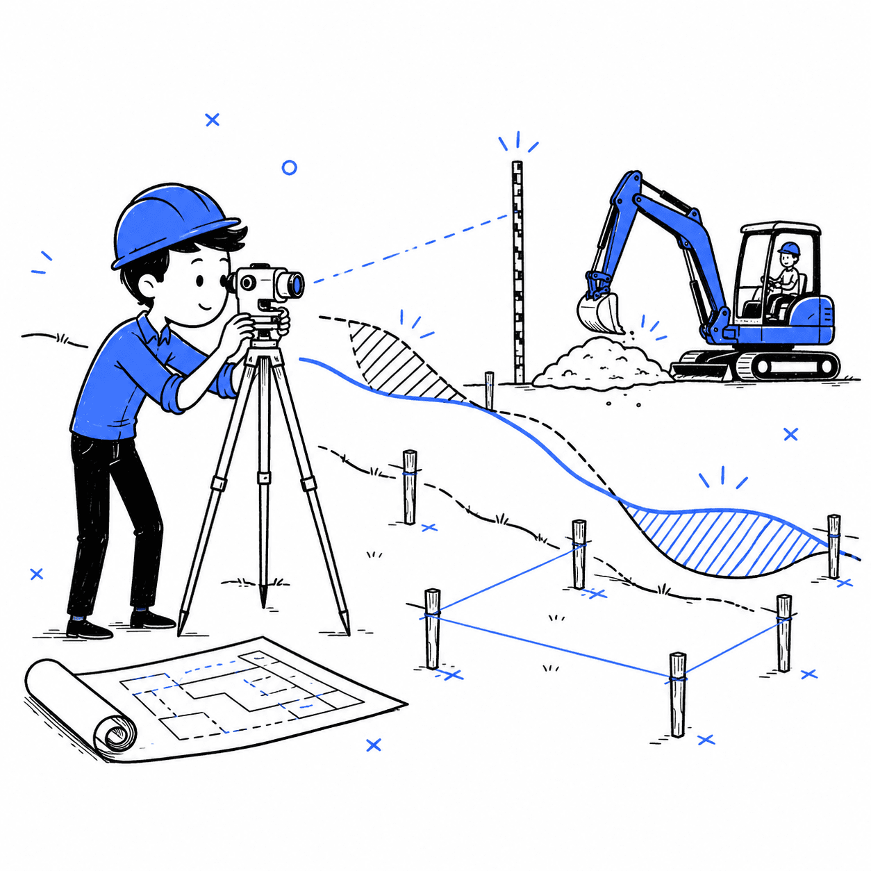 PE Exam Construction Earthwork & Site Layout: Concepts, Methods, and Exam Scope