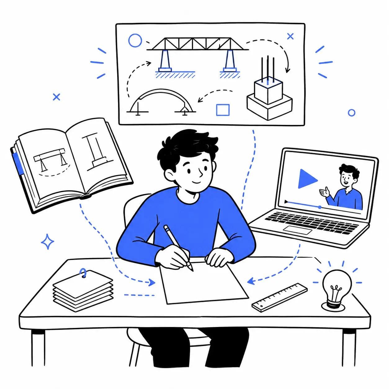 PE Exam Study Methods: Visual Learning, Videos, and Textbooks