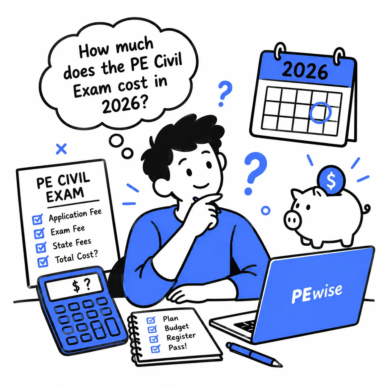 How Much Does the PE Civil Exam Cost in 2026?