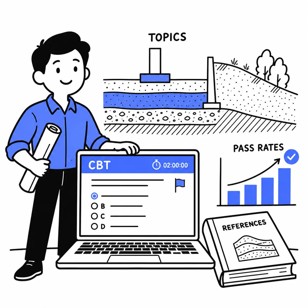 PE Civil Geotechnical Exam Guide Format, Topics, References & Pass Rates