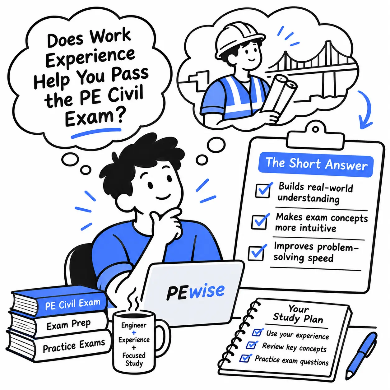 Does Work Experience Help You Pass the PE Civil Exam?