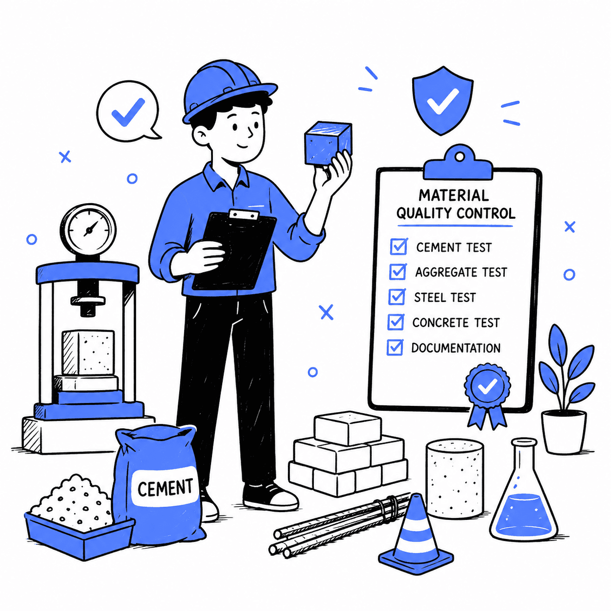 PE Exam Construction Material Quality Control: Tests, QA/QC, and Exam Decisions